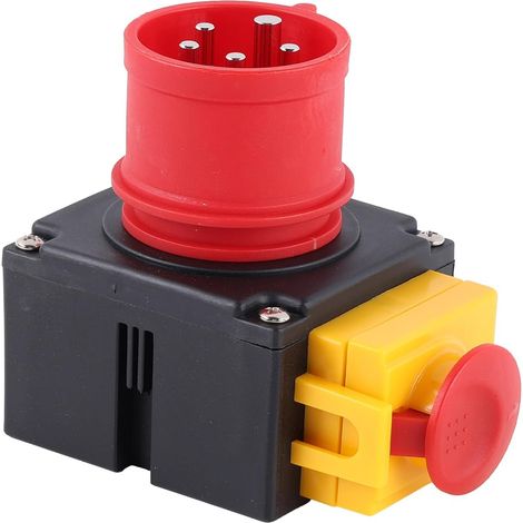 DZ08-3 400V Switch Combination with Emergency Stop Valve and Phase Inverter Comparison Machine Switch Compatible with Industry, Wood Splitter, etc. (1/5)