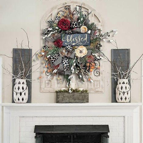Décoration de jardin pour Thanksgiving, les récoltes d'automne, Noël, mariage et porte d'entrée (1/4)