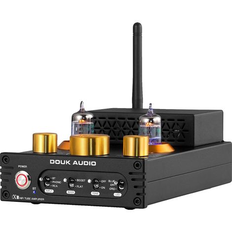 Amplificateur à tubes à vide, 160W+160W de puissance, connectivité Bluetooth 5.0, 2 canaux, circuit intégré amplificateur TDA7498E, contrôle de tonalité (1/5)