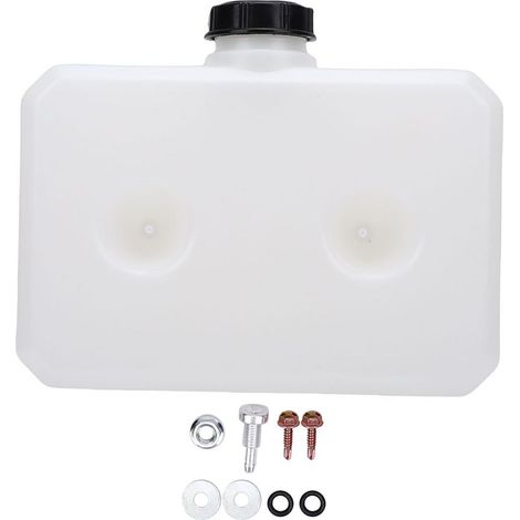 Réservoir de Carburant en Plastique de 5 L, Antidéflagrant, Résistant au Vieillissement, Résistant aux Hautes Températures, Anti-chute, avec Trous de Montage, Accessoires de (1/5)