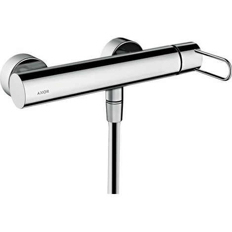 mitigeur douche poignée étrier laiton poli