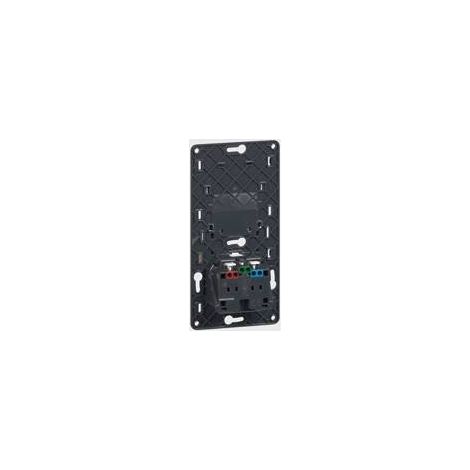 Prise de courant et chargeur simple USB Type A 1000mA semi encastré Céliane (067116) (1/5)