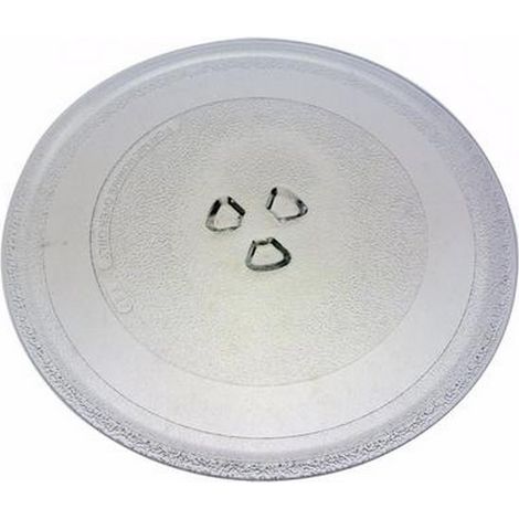 Plateau micro onde en verre (avec ergot central) 245 mm