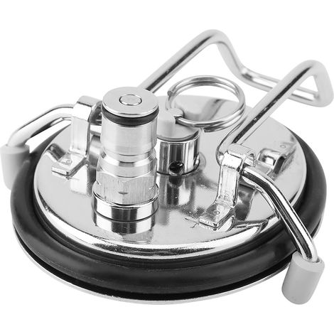 Couvercle de fût de type Cornelius pour la carbonatation, avec pierre de diffusion de 0,5 micron. (1/5)