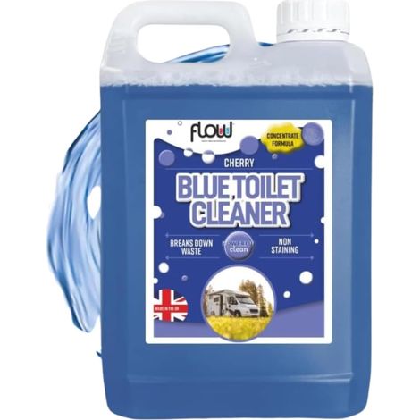 5L Blue Caravan Toilet Fluid Chemical Toilet Chemicals for Caravan Motorhome Portable Toilets Biodegradable