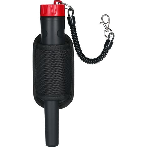 Tragbarer, wasserdichter IP66-Pointer-Metalldetektor, Schatzsucher mit Summer und Vibration, automatischer Abstimmung und Gürteltasche