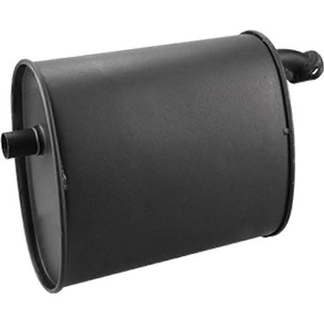 Pot d'échappement universel en fer noir pour générateur à essence 2-3 kW, compatible avec les moteurs 5,5 CV, 6,5 CV, 3500 W et 4000 W. (1/4)