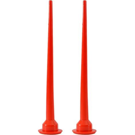 Lot de 2 buses de calfeutrage de pistolet à calfeutrer pour saucisses, outil d'extension de rechange utilisé dans la construction (fin droit) (1/5)