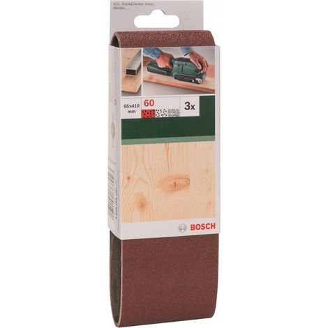 Schleifbänder Bosch 2609256199 65 mm Breite 410 mm Länge