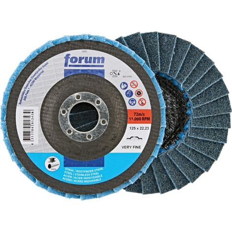 Fächerschleifscheibe Vlies 125mm vfn FORUM (1/2)