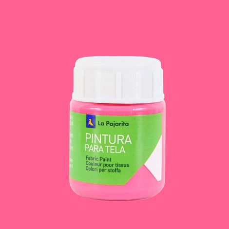 PINTURA TELA PAJARITA 25 ml MAGENTA T-08 - Pack de 6 unidades