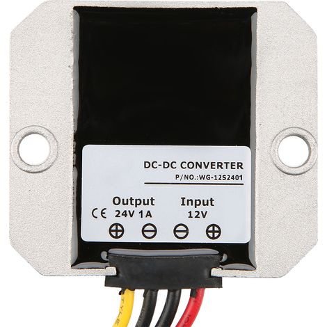 Geregelter DC/DC-Wandler 12 V auf 24 V 24 W (1 A) (1/5)