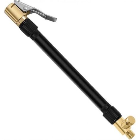 Adaptateur Valve Outils pour Valves de Pneus avec 2 Embout de Gonflage Laiton Embout Gonfleur Paddle Gonflage Valve Raccord pour Compresseur Accessoires De Pompe à Voiture Vélo Moto (1/5)