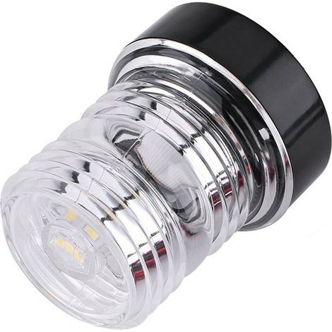 Black nylon base, white pillar light, marine hardware lighting fixtures, hardware accessories wholesale, boat and kayak accessories - tungsten filament - marine hardware lighting fixtures (1/4)