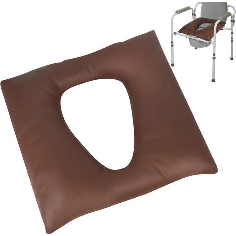 40 x 40 x 10 cm - Sedia comoda - Cuscino antidecubito in poliuretano - Con cinghia di fissaggio - Cotone spesso - Impermeabile - Per sedie comode e sedie a rotelle (1/5)