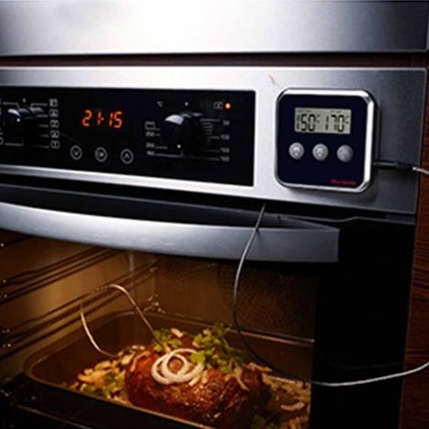 Thermomètre sonde de cuisson - Westmark - Minuteur numérique - Aimant - Câble d'acier - 0° à 250°C