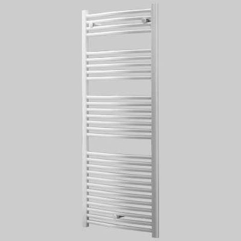 TERMOARREDO SCALDA SALVIETTE MOD. SAN REMO BIANCO CURVO - H 1230 L 500