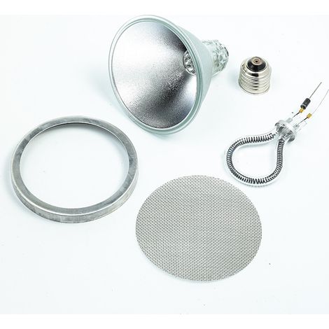Lampe Chauffage Reptiles 100W Fibre Carbone Terrarium Tortue Lézard Ampoule Chaleur Éclairage Habitat