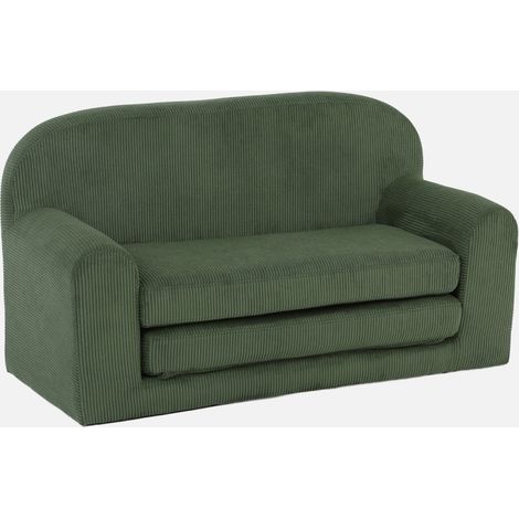 Sofá cama infantil de pana desplegable