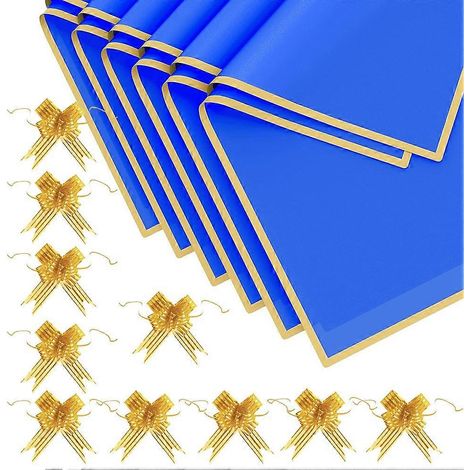 20 Blatt Geschenkpapier für Blumensträuße – Geschenkpapier mit Schleife für Blumensträuße, wasserfestes Geschenkpapier für Hochzeiten (1/5)