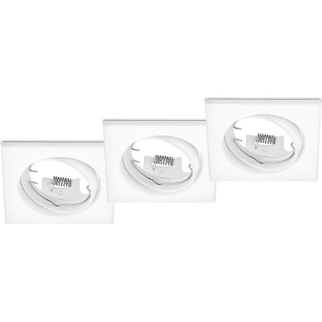 Illuminazione da Incasso da Interno GU10 in Metallo Bianco Opaco (1/2)