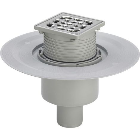 Ecoulement Receveur Viega 4926 En DN50 Plastique gris (1/4)