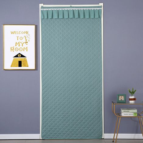 Rideau Isolant Thermique - 80 x 200 cm - Pour Porte Intérieure ou Extérieure - Blocage du Froid et Conservation de la Chaleur - 1 Pièce (1/5)