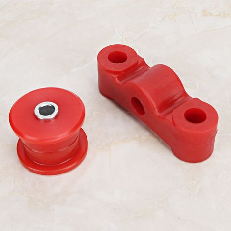 Jeu de bagues stabilisatrices pour levier de vitesse transmission renforcé compatible Civic 1992-2000, remplacement pièce auto en polyuréthane, kit de 4 pièces noir. (1/5)