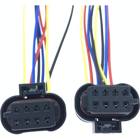 Connecteur de feu arrière miniature pour BMW Série 1, Série 2, Série 3, Série 4, Série 5, Série 6, Série 7, Série 8, X1, X2, X3, X4, X5, X6, X7 -- JB2169-8P