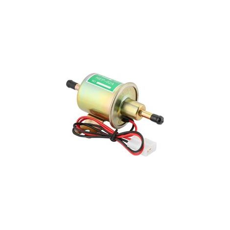 Pompe à carburant électrique basse pression 12V – Débit 70 L/h – Pression 3-6 PSI – Aluminium durable – Kit d'installation inclus - HEP02A (1/5)