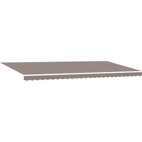 Maison Exclusive - Telo di ricambio per tenda da sole Grigio Chiaro 580 x 345 cm (1/5)