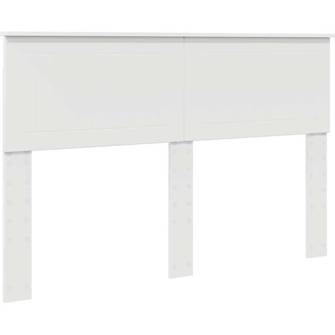 Tête de lit，Décoration murale Blanc 140 cm Bois d'ingénierie CFW833747 (1/5)