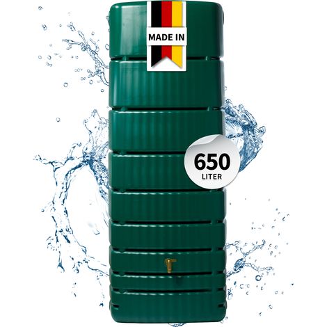 4rain SLIM Wandtank 650 L, dunkelgrün (1/5)