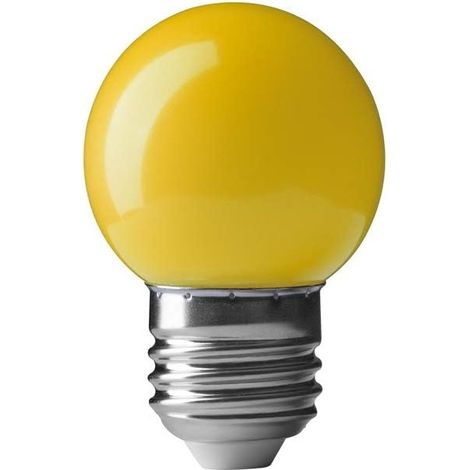 WIVA LAMPADINA SFERA PARTY LED GIALLO 0.5W E27 3000k 45x68mm