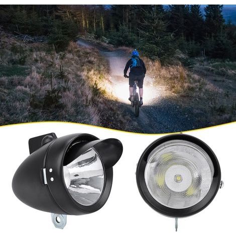 Super Bright Vintage LED Bicycle Headlight with Visor for Urban Cycling (1/5)