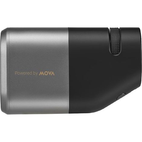 Telescopio Telémetro Óptico Mova MRFM01, Modelo Portátil con Trípode, Negro/Plateado