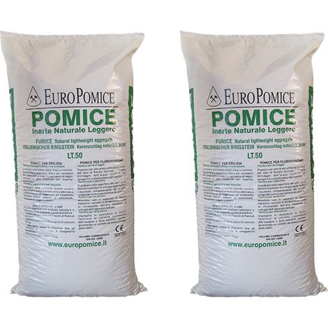 Pomice 2/4 mm (2 sacchi da c.ca 32 kg - 50 lt) (1/3)