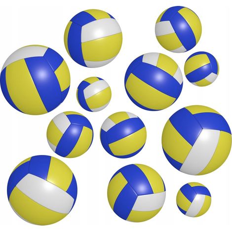 Adesivo decorativo per bambini - Palloni da pallavolo S (1/3)