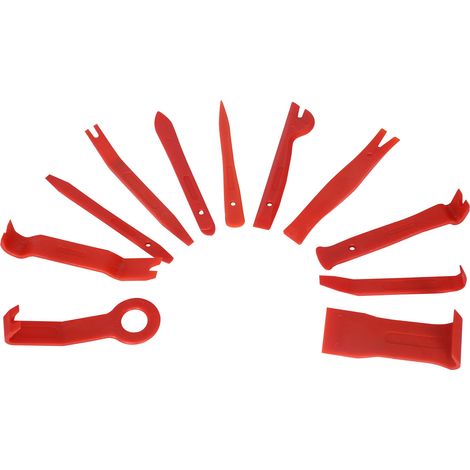 Set di leve e cunei 11 utensili per smontaggio pannelli interni componenti carrozzeria auto