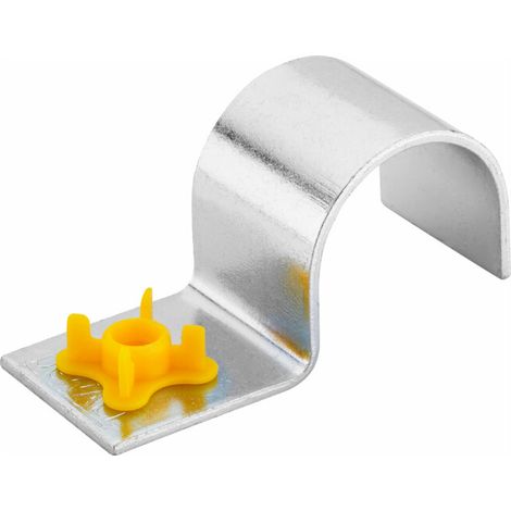 Dewalt – Clip métallique 20 mm DDF6710020 – Lot de 100 unités – Pour maintien conduites et tuyaux – Installation rapide avec DCN890