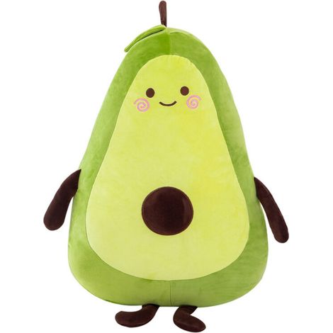 Peluche Avocat - Cojín Decorativo en Forma de Aguacate - 50 cm - Para Sofá Habitación o Coche - 1 Unidad (1/5)
