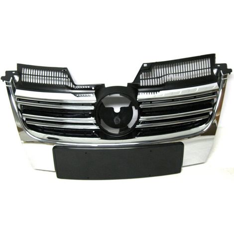 VW Jetta 05-10 parrilla entre los faros, MATR脥CULA GRANDE