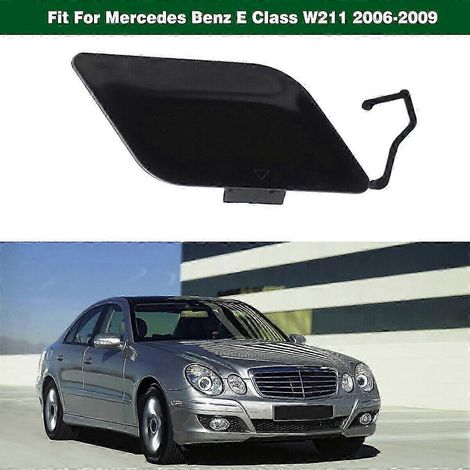 Cache-crochet d'anneau de remorquage de pare-chocs avant pour Mercedes-Benz Classe E W211 (2006-2009) (1/4)