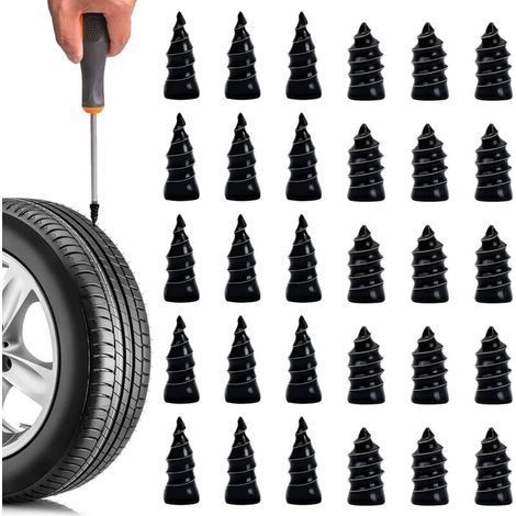 30pcs Car Tire Nails, Rubber Nails for Tire Repair, Rubber Nails for Vacuum Tires, Quick Repair Tool, Suitable for Cars, Motorcycles and Trucks (1/5)