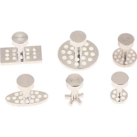 Extracteur automatique de 6 pièces pour réparation de carrosserie après grêle, sans peinture, avec languettes métalliques. (1/5)