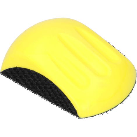 Bloc de ponçage manuel 125 mm avec disque abrasif Velcro pour polissage et ponçage (1/5)
