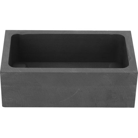 Moule lingot graphite rectangulaire pour fusion coulée or cuivre laiton, creuset raffinage métaux bijouterie (1/5)