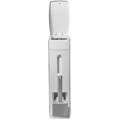 Poubelle De Salle De Bain - Poubelle De 4,5 Litres Avec Brosse De Toilettes,Conteneur De Déchets Moderne Pour Salle De Bains Chambre Cuisine Camping-Car Toilettes (1/5)