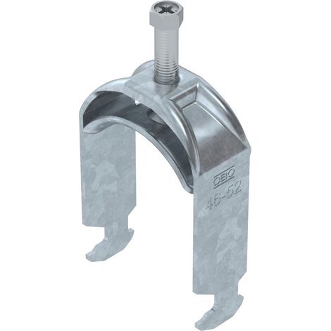 OBO Bettermann Collare a staffa 2056 46-52mm acciaio zincato a fuoco, 1186049