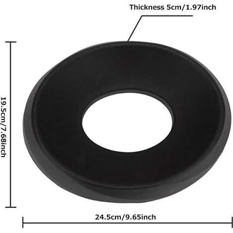 Support de casque de moto, support de protection pour casque intégral et jet, coussinet de casque multifonctionnel antidérapant noir (1/5)